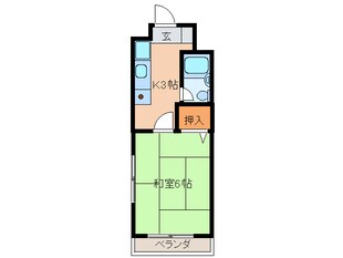 ピアーチェ住吉の物件間取画像